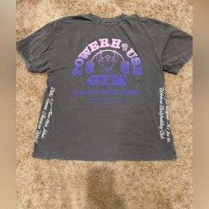Darc Sport Gray and Purple Short Sleeve Tee